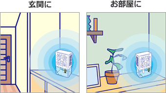 玄関に お部屋に