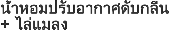 น้ำหอมปรับอากาศดับกลิ่น + ไล่แมลง